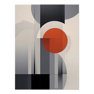 Geometric Gradient Poster