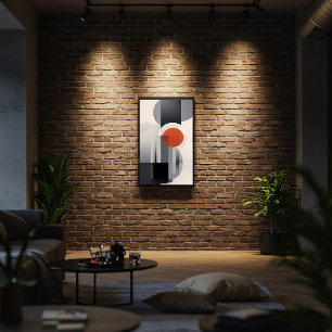 Geometric Gradient Poster