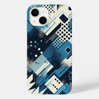 Geometric Graffiti Pattern Case-Mate iPhone 14 Case