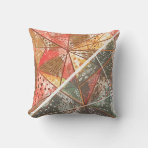 geometric graphic Throw Pillow