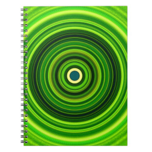 Geometric Green Mandala Design-64055 Notebook