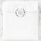 Geometric Greenery Elegant Gold Wedding Thank You