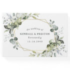 Geometric Greenery Modern Gold Succulent Wedding