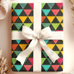 Geometric Grunge Rainbow Triangles Geek Pattern Wrapping Paper<br><div class="desc">This Geometric Grunge Rainbow Triangles Geek Pattern Wrapping Paper features a bold and edgy design of colourful triangles with a distressed, grunge effect. The vibrant rainbow hues combined with geometric shapes make it perfect for those who love modern, geek-chic aesthetics. Ideal for birthdays, celebrations, or wrapping gifts for design and...</div>