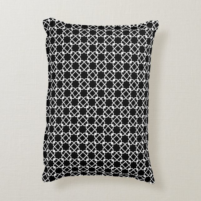 Geometric Harmony Accent Pillow (Back(Vertical))