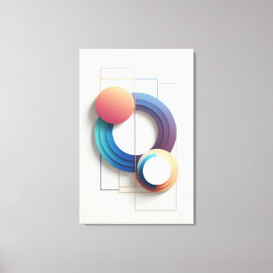 Geometric Harmony Canvas Print