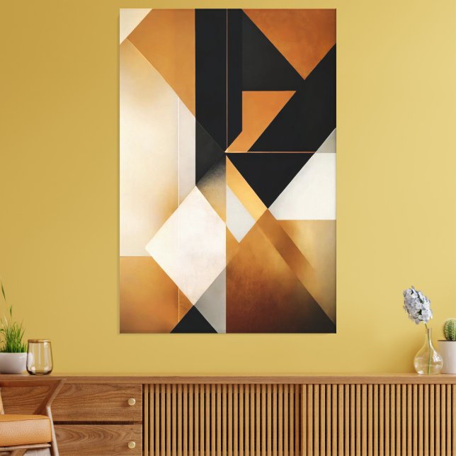 Geometric Harmony Canvas Print (Insitu(LivingRoom))