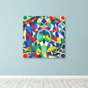 Geometric Harmony Canvas Print