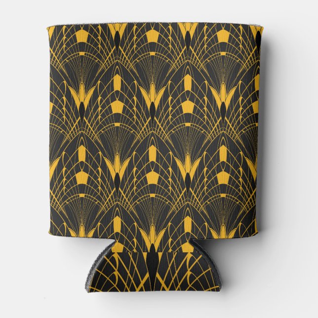 Geometric Harmony: Digital Ornament Design Can Cooler (Front)
