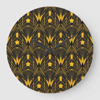 Geometric Harmony: Digital Ornament Design Large Clock