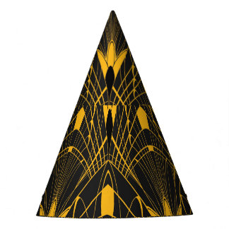 Geometric Harmony: Digital Ornament Design Party Hat