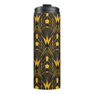 Geometric Harmony: Digital Ornament Design Thermal Tumbler