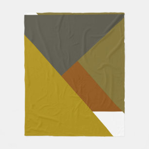 Geometric Harmony Fleece Blanket