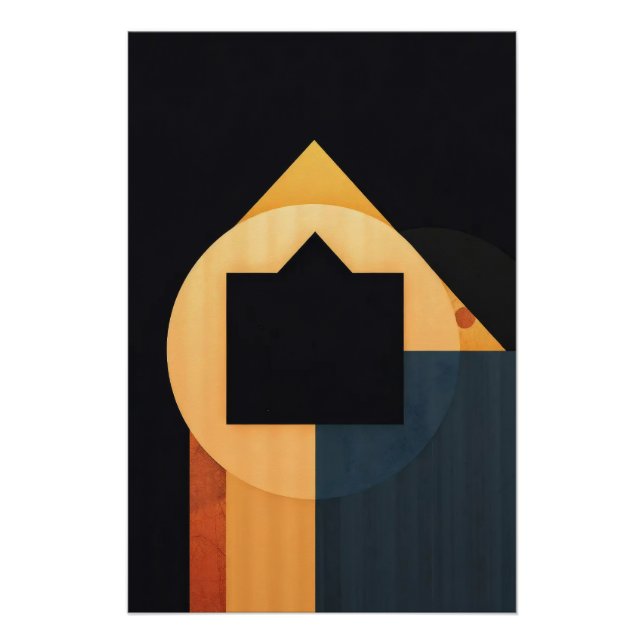Geometric Harmony Poster (Front)