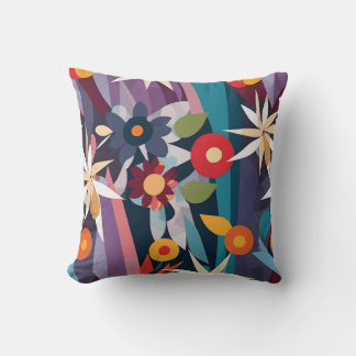 Geometric Harmony Throw Pillow