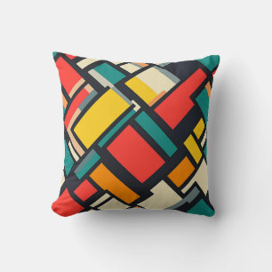 Geometric Harmony Throw Pillow