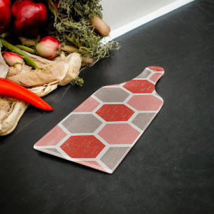 Geometric Hexagon Shapes  Cutting Board