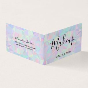 Geometric Holographic Background Business Card