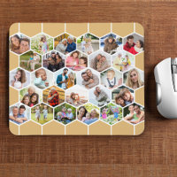 Geometric Honeycomb 28 Photo Collage Custom
