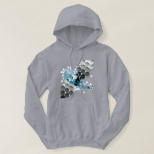 Geometric imagination hoodie