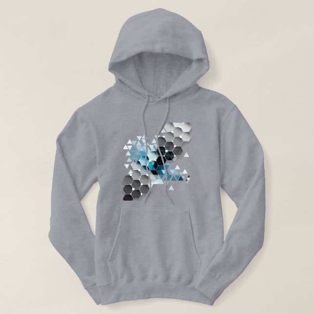 Geometric imagination hoodie (Design Front)