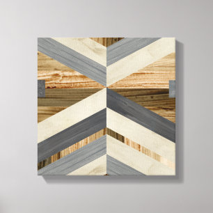 Geometric Inlay Canvas Print