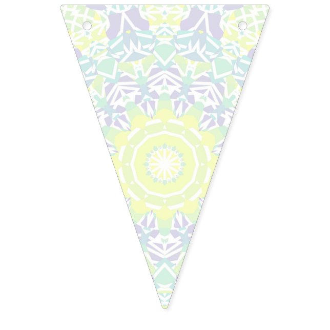 Geometric Intricate Colourful Boho Hippie Mandala  Bunting Flags (First Flag)