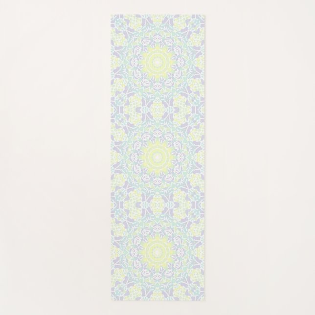 Geometric Intricate Colourful Boho Hippie Mandala  Yoga Mat (Front)