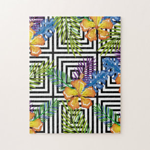 geometric jigsaw puzzle