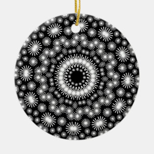 Geometric Kaleidoscope 01 Ceramic Ornament