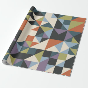 Geometric Kaleidoscope Wrapping Paper