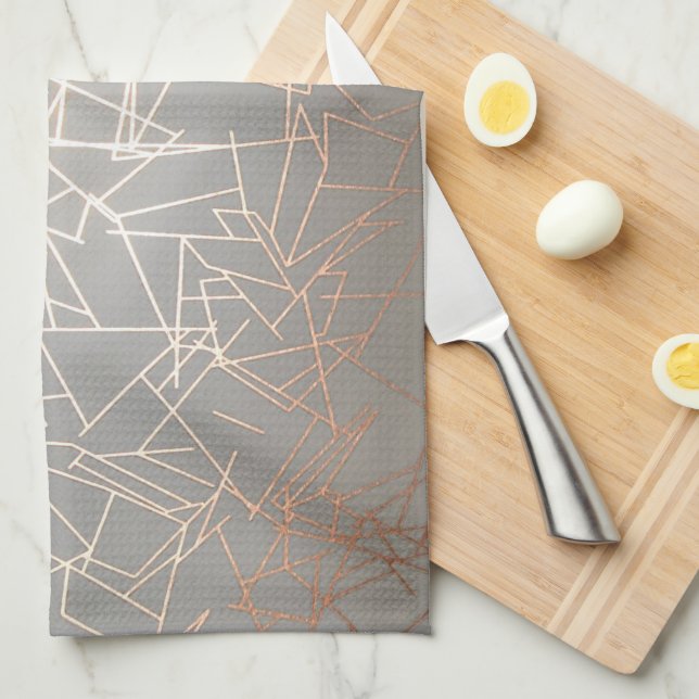 Geometric Kitchen Towel (Quarter Fold)