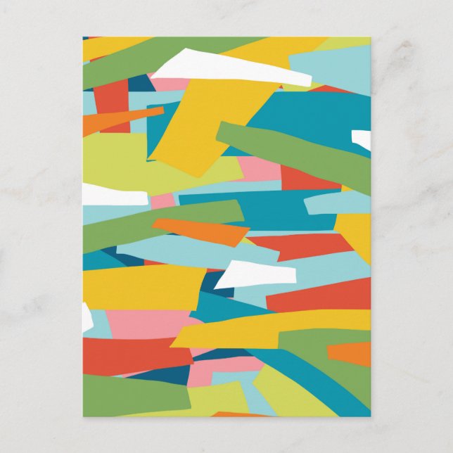 Geometric Landscape Postcard (Front)
