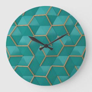 geometric large clock