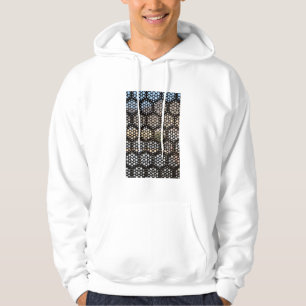 Geometric Lattice window, India Hoodie