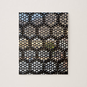 Geometric Lattice window, India Jigsaw Puzzle