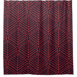 Geometric leaves seamless pattern. Abstract textur