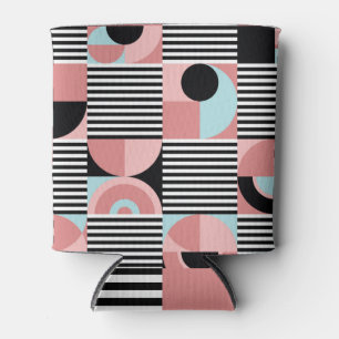 Geometric Lines, Colourful Shapes Mosaic. Can Cooler