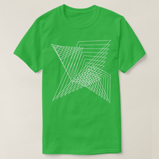 geometric lines design 5 T-Shirt (Design Front)
