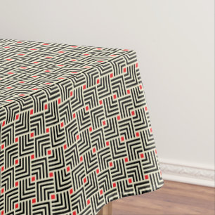 Geometric Lines Pattern Tablecloth
