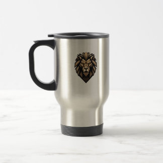 Geometric Lion Sports Team Cups & Mugs
