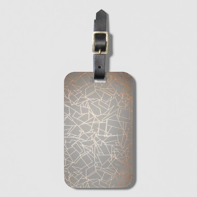 Geometric Luggage Tag (Front Vertical)