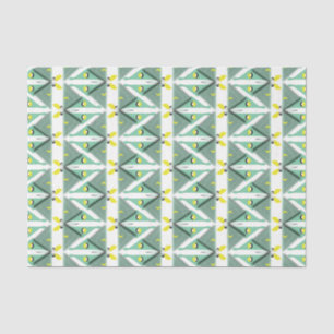 Geometric Luna Moth Tissue Paper