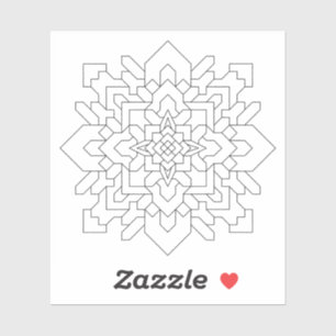 Geometric Mandala #1 Clear