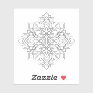 Geometric Mandala #2 Clear