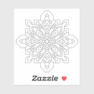 Geometric Mandala #4 Clear