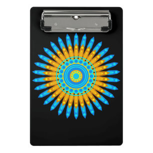 Geometric Mandala Art Circle Design 48256 Mini Clipboard