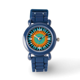 Geometric Mandala Art Circle Design-48256 Watch