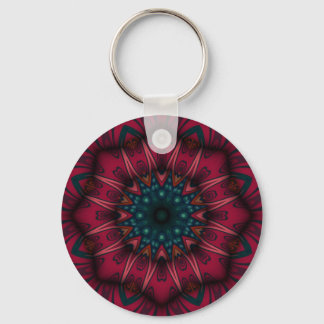 Geometric Mandala Keychain