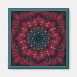 Geometric Mandala Magnet